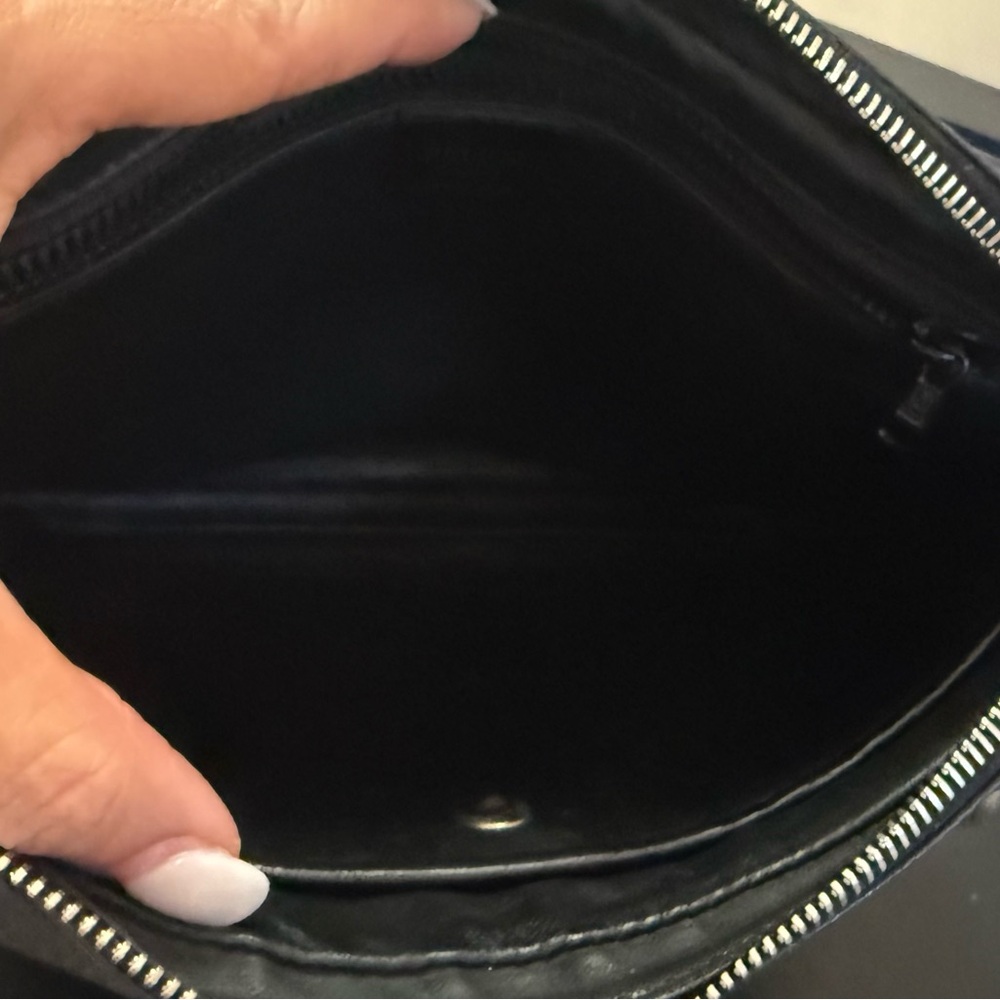 Celine unisex Black Leather Wristlet clutch bag vintage - Picture 7 of 17